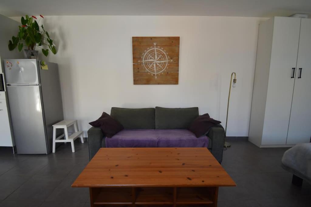 Grand Studio Independant Avec Jardin 古桑维尔 外观 照片